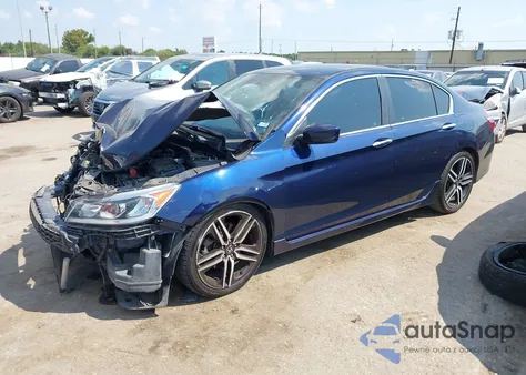 2017 Honda Accord Sport Se из США, поврежденный, VIN 1HGCR2F1XHA295940